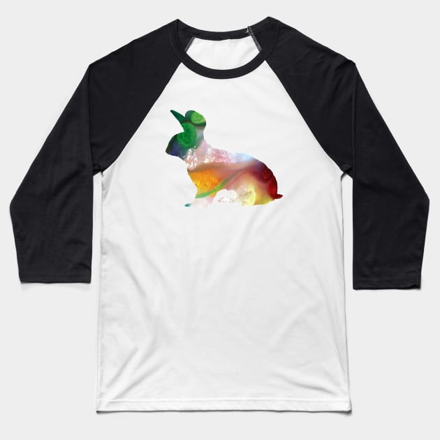 Rabbit Baseball T-Shirt by BittenByErmines